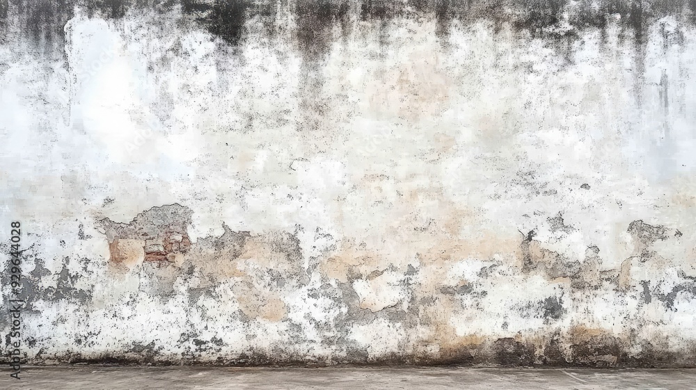 Wall painting, on the white background Wall painting, on the white background