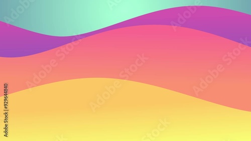 Gradient Wave  Video Background