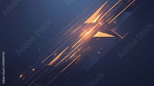 疾走するゴールド、未来技術テクスチャー3