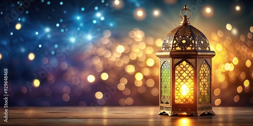 Islamic Ramadan Kareem decorative shiny lantern background, Ramadan, Kareem, Islamic, Lantern, Decoration