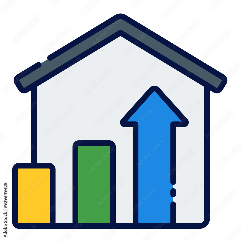 Real Estate filled line icon Real Estate filled line icon
