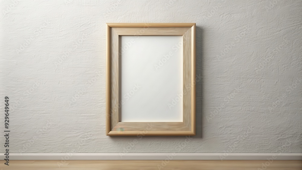 Blank picture frame on the wall , interior design, home decor, empty frame, copy space, minimalistic Blank picture frame on the wall , interior design, home decor, empty frame, copy space, minimalistic