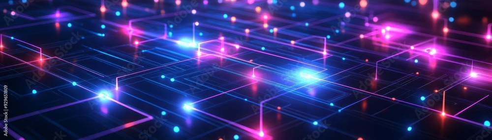 Futuristic search engine icon, glowing holographic interface, digital connections, neon blue and purple tones, sleek design, modern technology Futuristic search engine icon, glowing holographic interface, digital connections, neon blue and purple tones, sleek design, modern technology