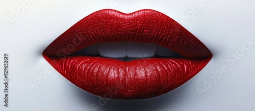 Close-up of Red Lips