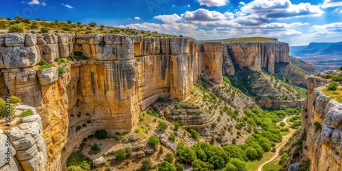 Majestic and towering rock walls of Gorge Avakas, Cyprus , Gorge, Avakas, Cyprus, Rocks, Cliffs, High walls, Nature photo