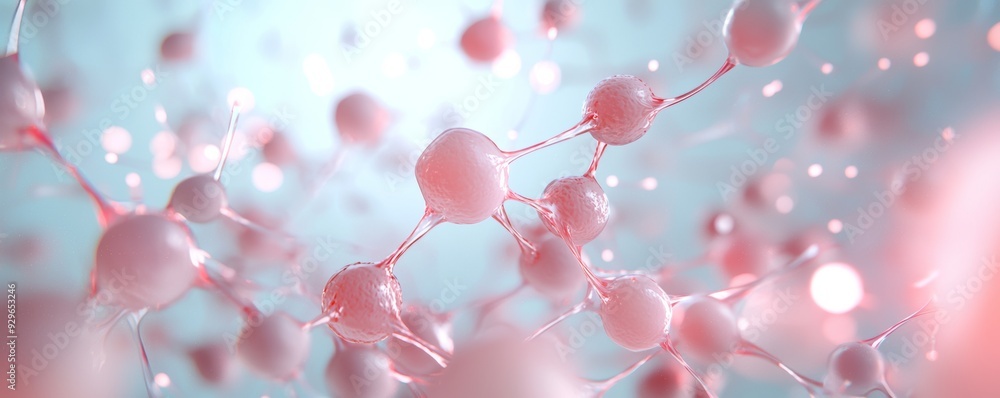 Blissful Chemistry: Abstract Endorphins Interacting with Brain Receptors Blissful Chemistry: Abstract Endorphins Interacting with Brain Receptors