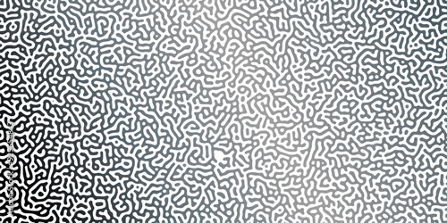 Abstract Reaction-diffusion or Turing pattern natural texture in coral blue gradient colour scheme. Linear design with biological shapes. Organic lines in memphis. abstract turing organic wallpaper.	