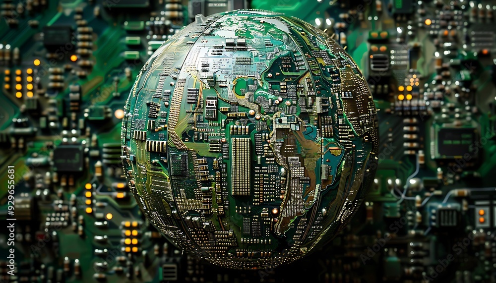 Circuit Board Sphere: Technology, Innovation, Electronics, Design, Abstract Circuit Board Sphere: Technology, Innovation, Electronics, Design, Abstract