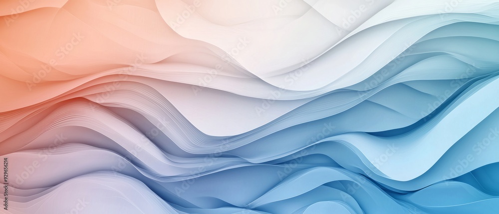 3D surface plot with smooth curves and shaded gradients, background, Generative AI 3D surface plot with smooth curves and shaded gradients, background, Generative AI