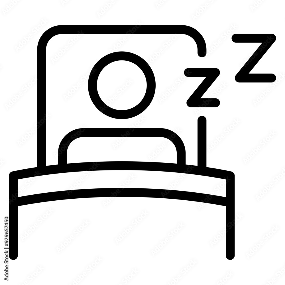 sleeping icon vector sleeping icon vector