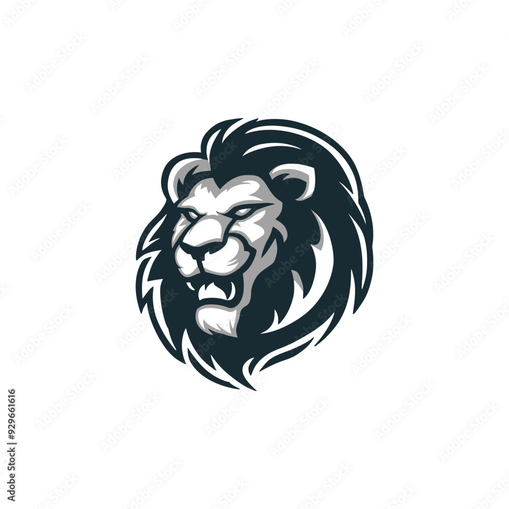 Lion head logo animal vector template illustration Lion head logo animal vector template illustration