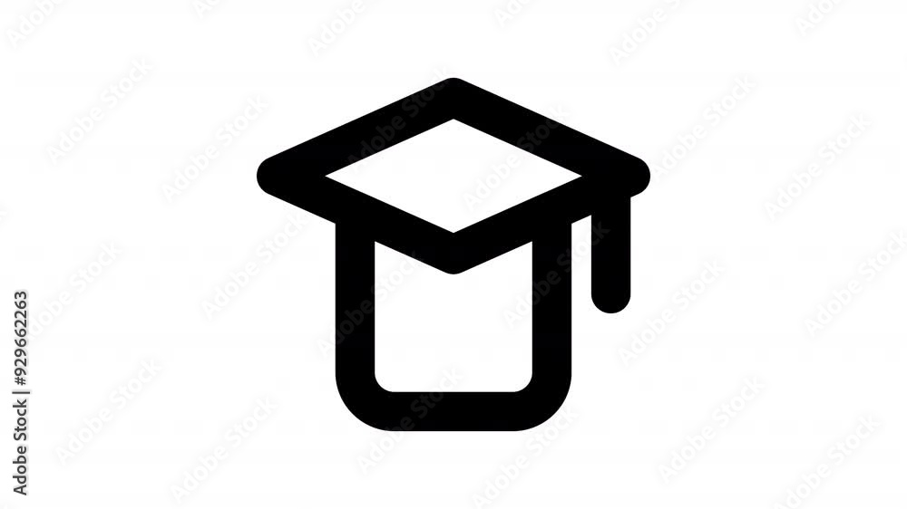 Graduation cap motion icon. which can be used for various purposes such as websites, mobile apps, presentation and others. Graduation cap motion icon. which can be used for various purposes such as websites, mobile apps, presentation and others.