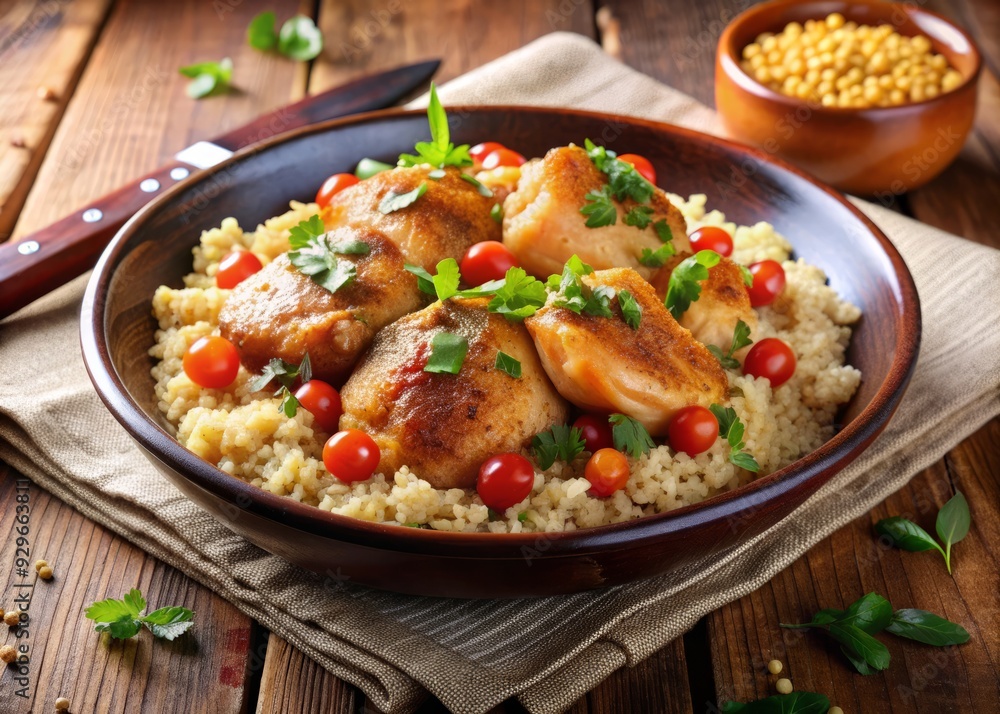 Fototapeta premium ChickenCouscous
