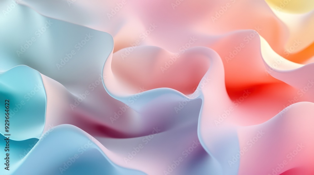 Fototapeta premium Abstract Colorful Wavy Background