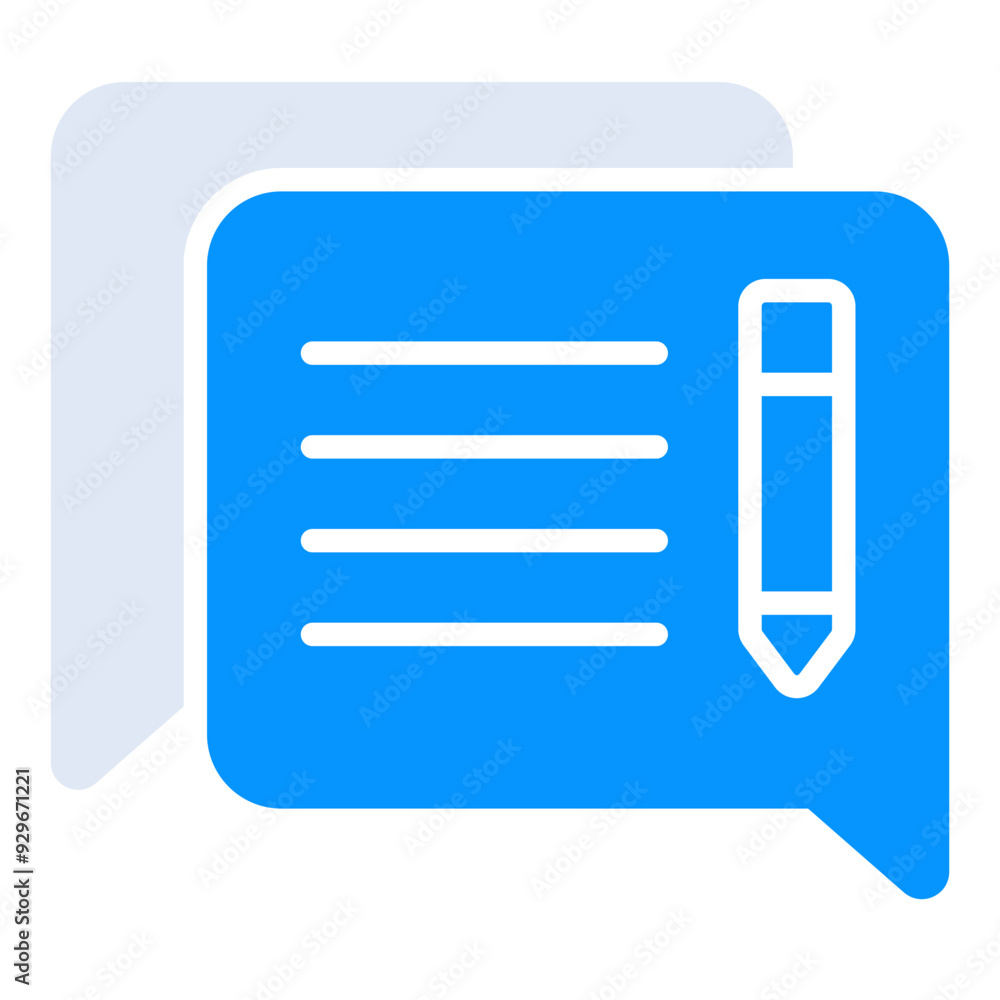 Feedback duo tone icon Feedback duo tone icon