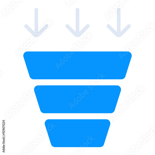Funnel duo tone icon