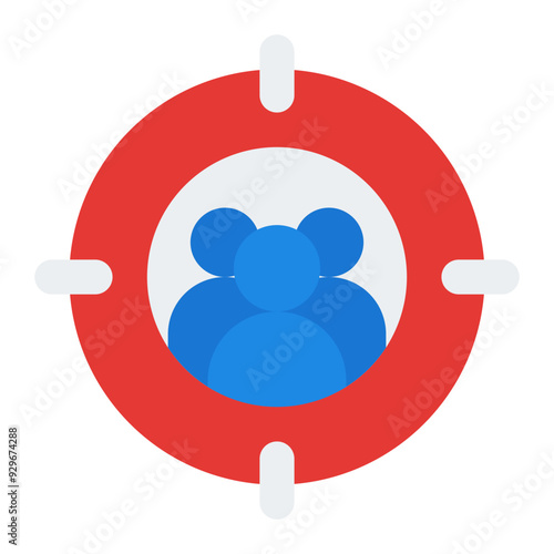 Target Audiance flat icon