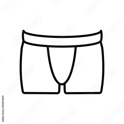 Boxer briefs icon illustration element design