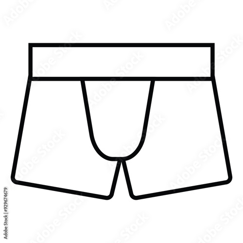 Boxer briefs icon illustration element design
