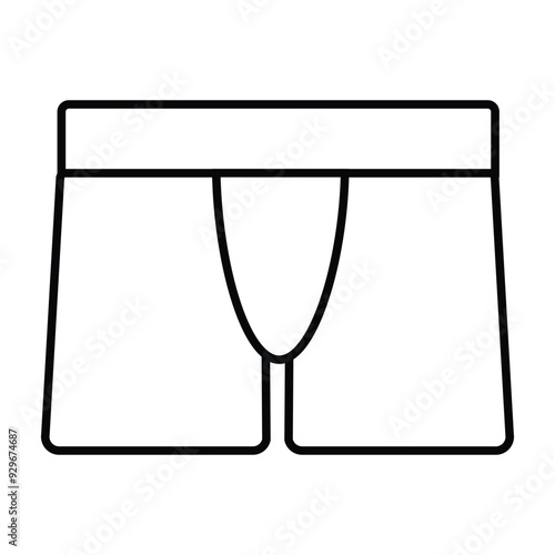 Boxer briefs icon illustration element design