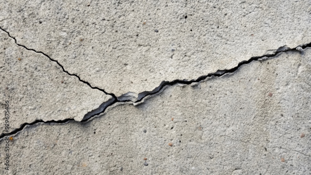 Obraz premium High-resolution close up of concrete crack pattern , cracked, texture, background, abstract, detail, surface, close-up