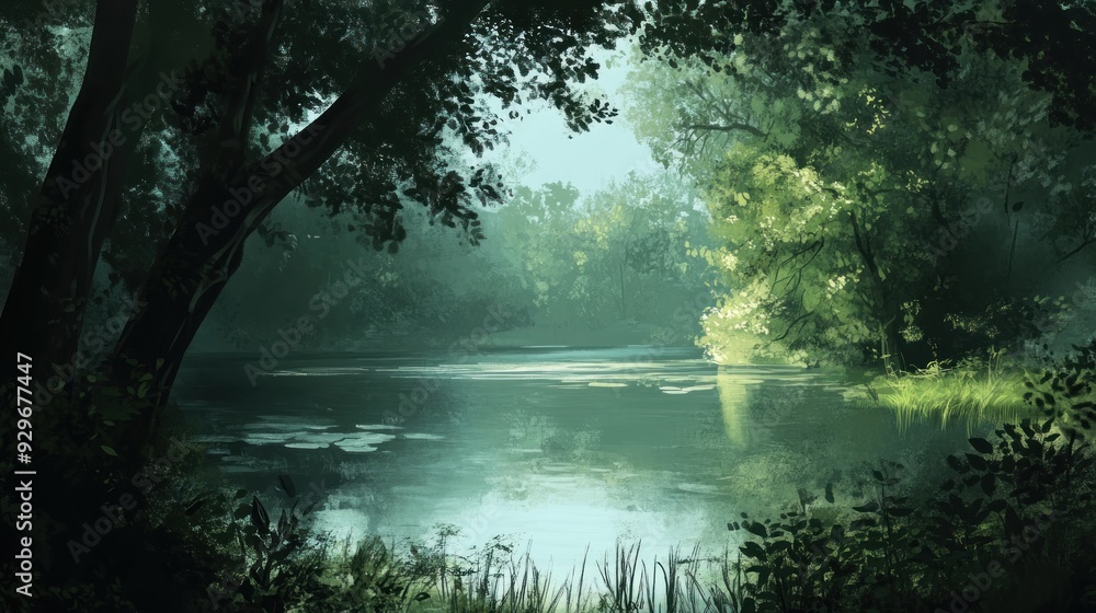 Serene Forest Lake Serene Forest Lake