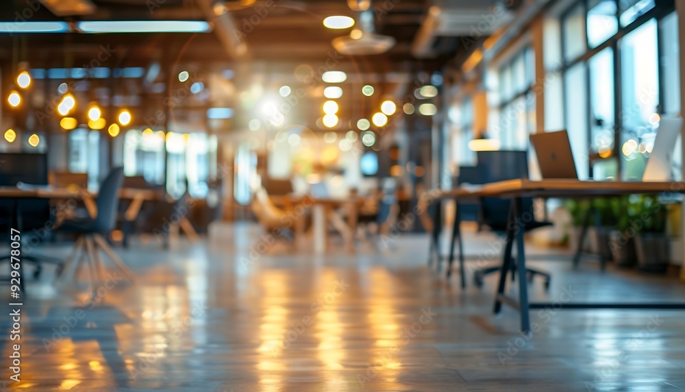 Blurred image of shopping mall and bokeh for background Blurred image of shopping mall and bokeh for background
