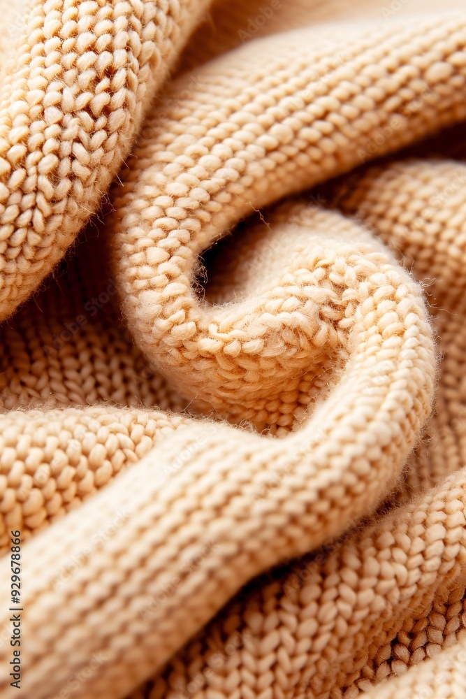 Macro shot of a textured flannel fabric in a warm color, featuring an open area for copy space. Macro shot of a textured flannel fabric in a warm color, featuring an open area for copy space.