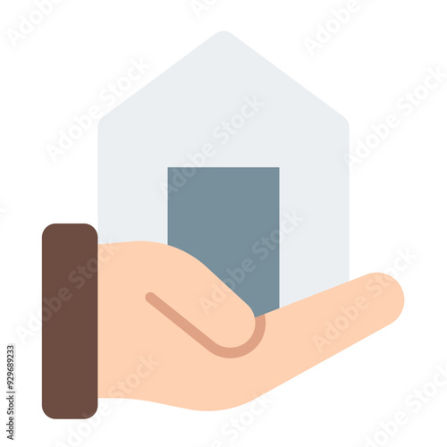 Commercial flat icon