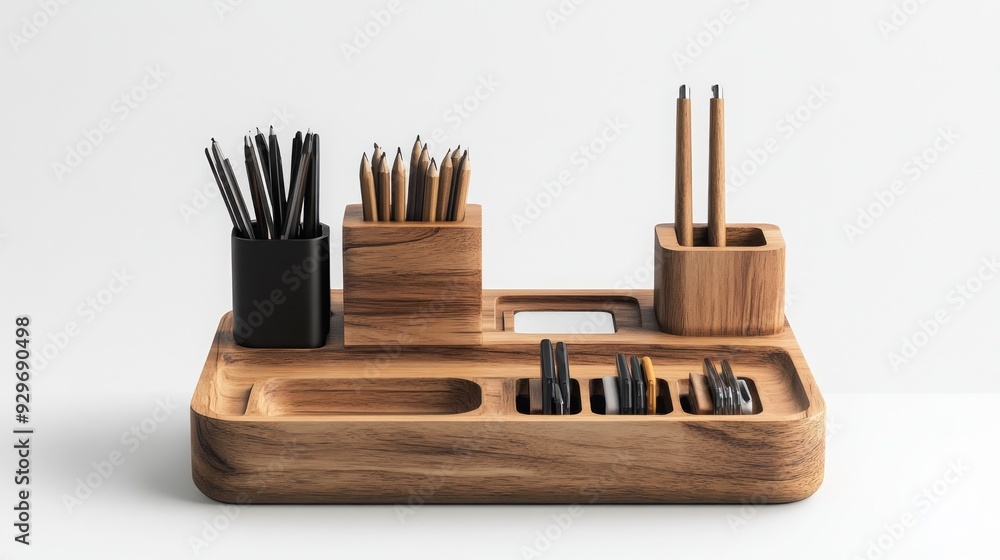 Wooden Desk Organizer Wooden Desk Organizer