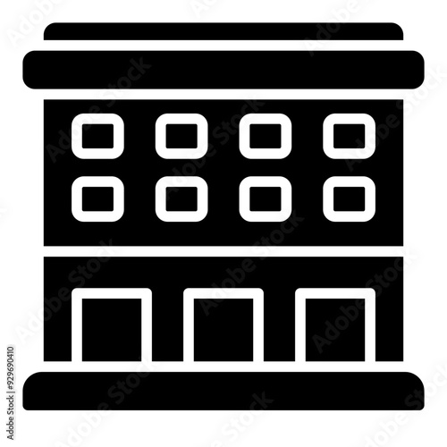 Condo glyph icon
