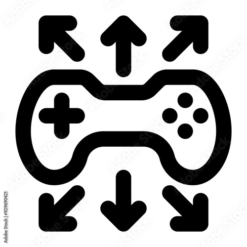 game deployment, game development, game publishing, game publisher, game release, game movement outline icon