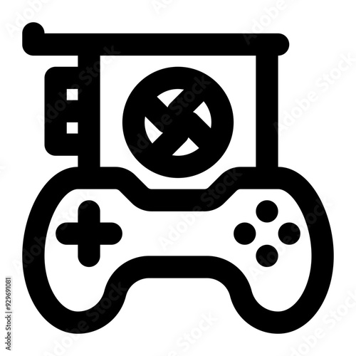 gaming, vga card, gpu, game, graphics card, hardware, game development outline icon