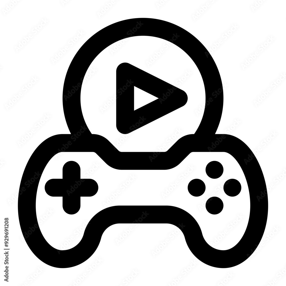 playing game, start game, start button, game play, game button, video game, game controller outline icon playing game, start game, start button, game play, game button, video game, game controller outline icon