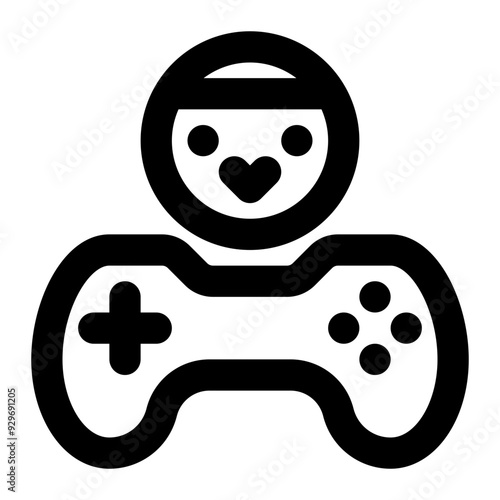 player character, game character, video game, character, game avatar, game development outline icon