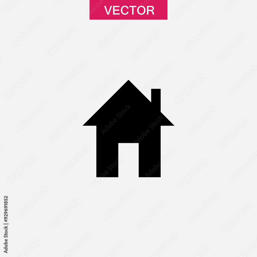 Home icon vector illustration. House sign vector trendy style illustration for web and app on white background..eps Home icon vector illustration. House sign vector trendy style illustration for web and app on white background..eps