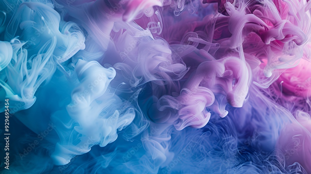 Abstract colorful smoke swirling in a dreamy composition. Abstract colorful smoke swirling in a dreamy composition.