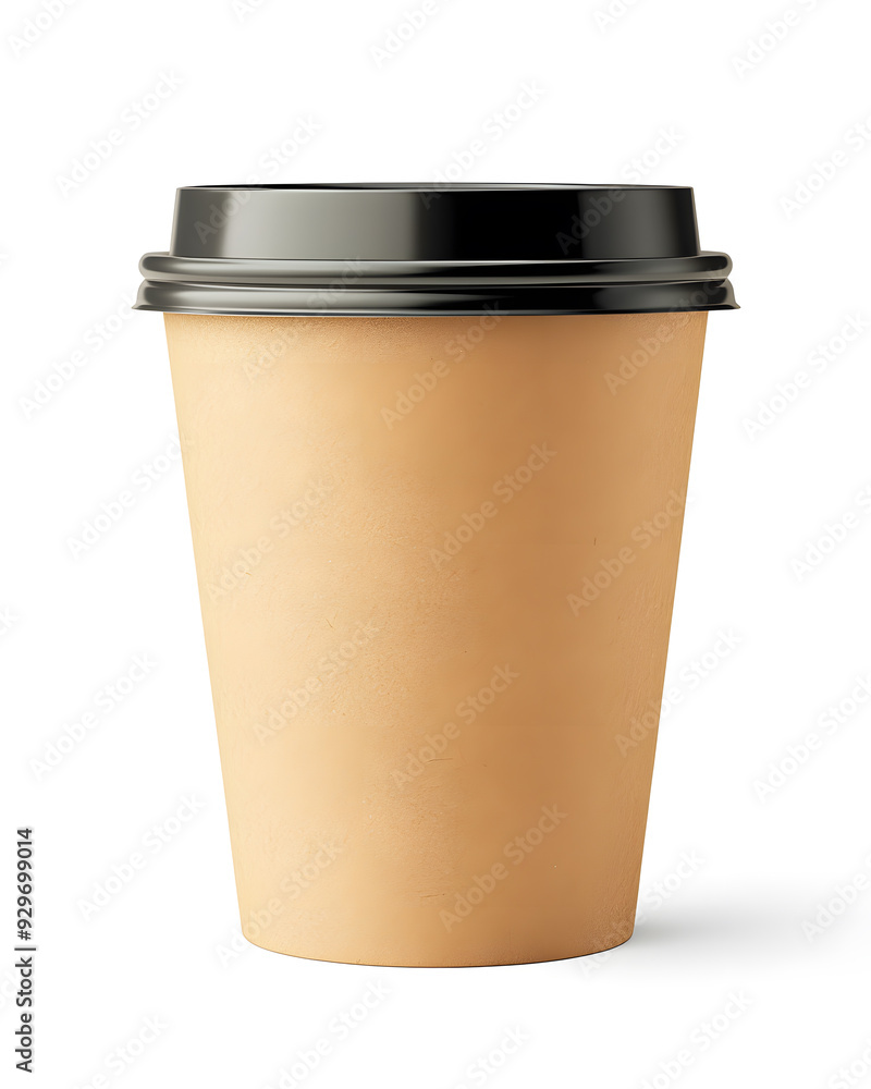 Paper cup coffee take away mockup isolated on white background Paper cup coffee take away mockup isolated on white background