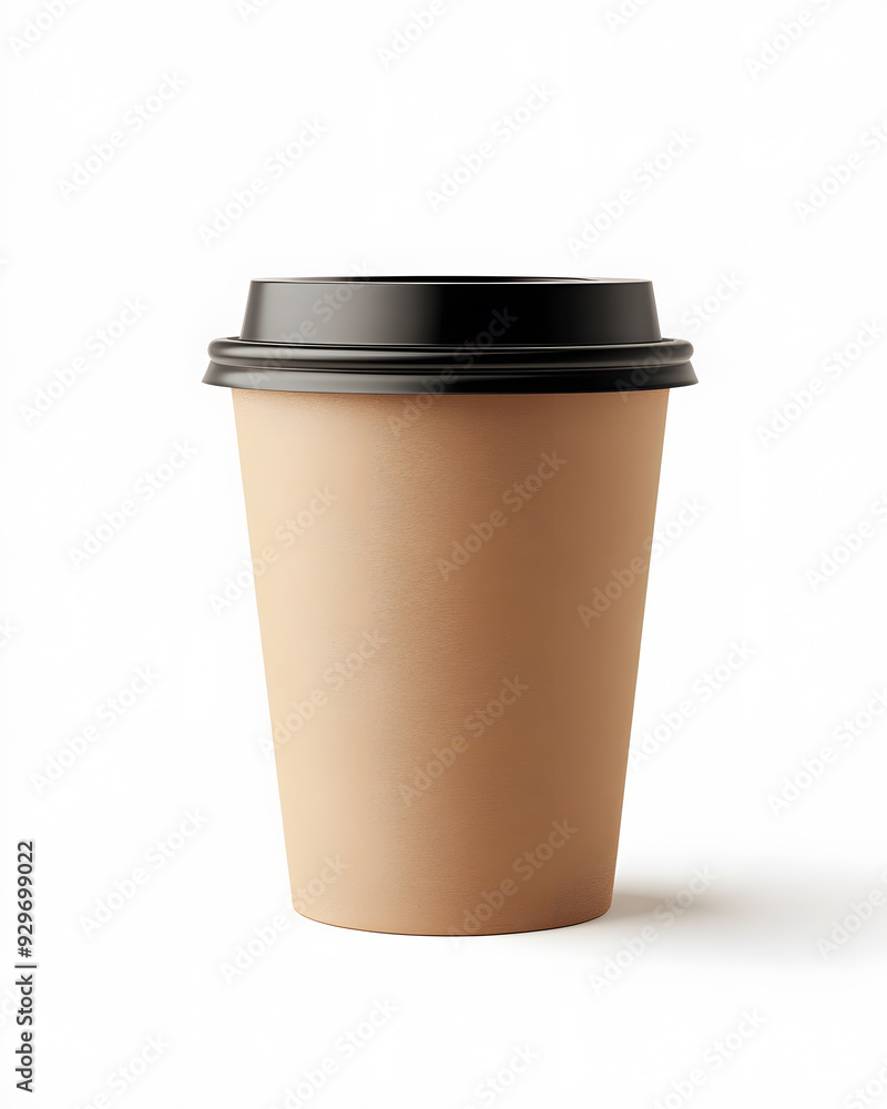 Paper cup coffee take away mockup isolated on white background Paper cup coffee take away mockup isolated on white background