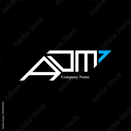 ADM logo design, ADM simple and modern logo. ADM luxurious alphabet design photo