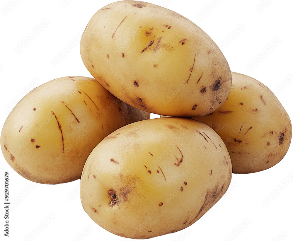 Potato Vegetable isolated, Solanum tuberosum Clipart, Few Fresh potato Illustration Potato Vegetable isolated, Solanum tuberosum Clipart, Few Fresh potato Illustration