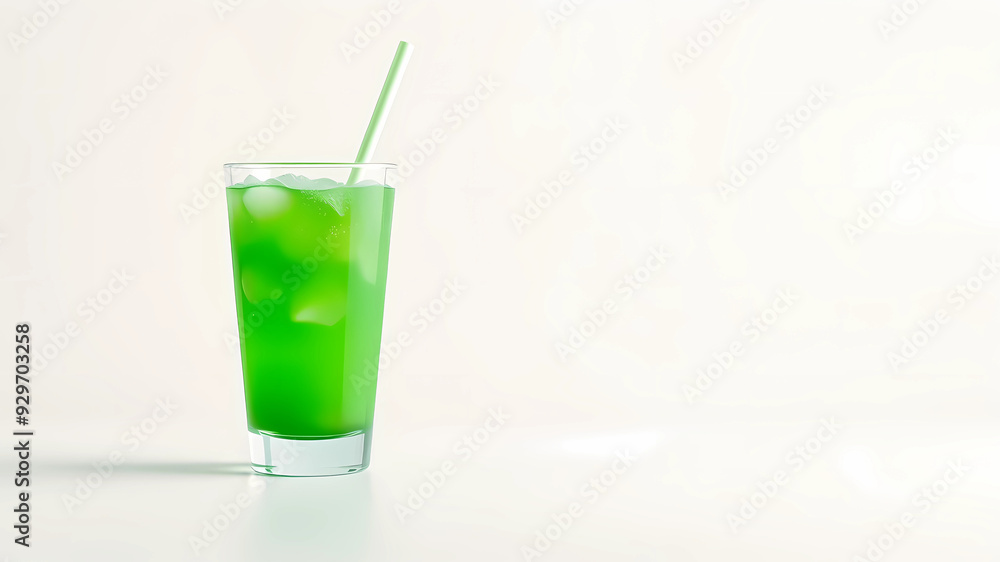 floating green matcha bubble tea. perfect boba bubbles. clear cup. studio photography. neutral tone background. pops of neon green floating green matcha bubble tea. perfect boba bubbles. clear cup. studio photography. neutral tone background. pops of neon green