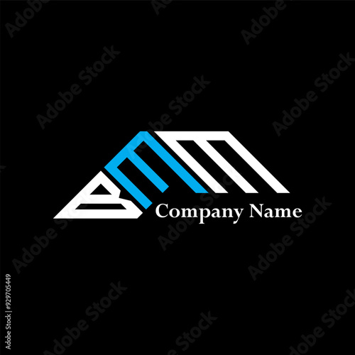 BMM logo design, BMM simple and modern logo. BMM luxurious alphabet design