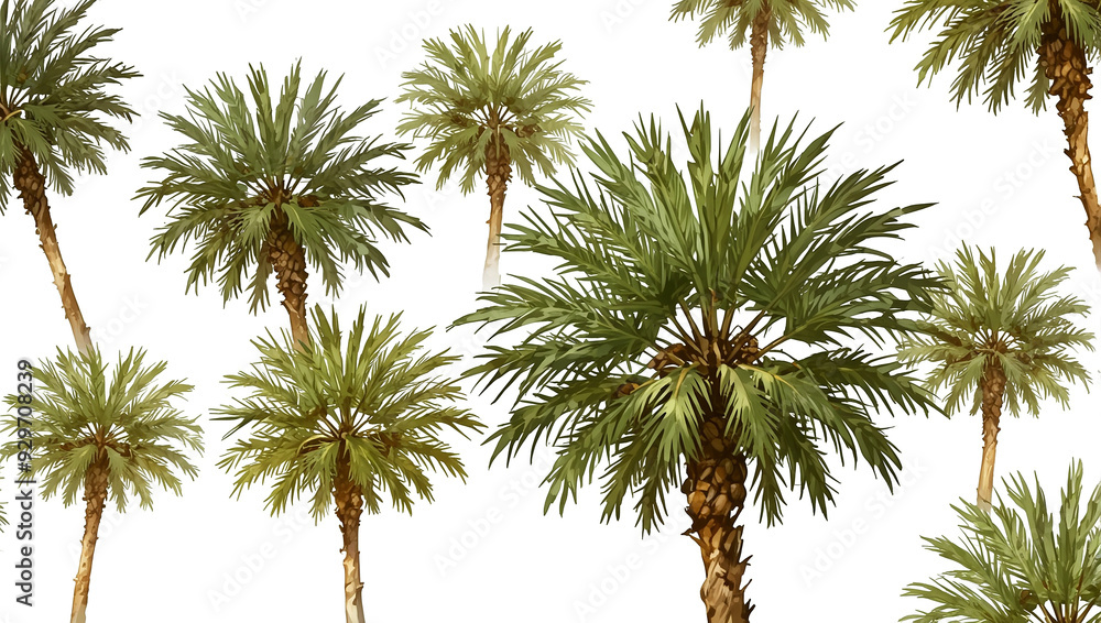 a palm tree with lots of dates on it. a palm tree with lots of dates on it.
