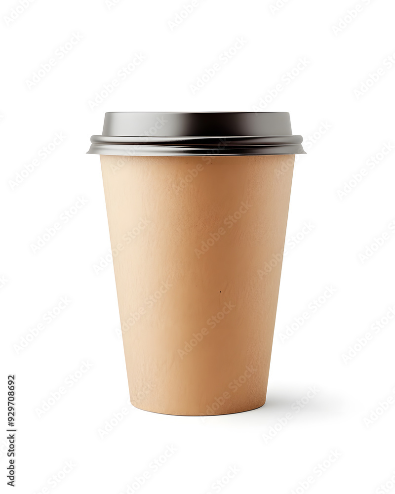 Paper cup coffee take away mockup isolated on white background Paper cup coffee take away mockup isolated on white background