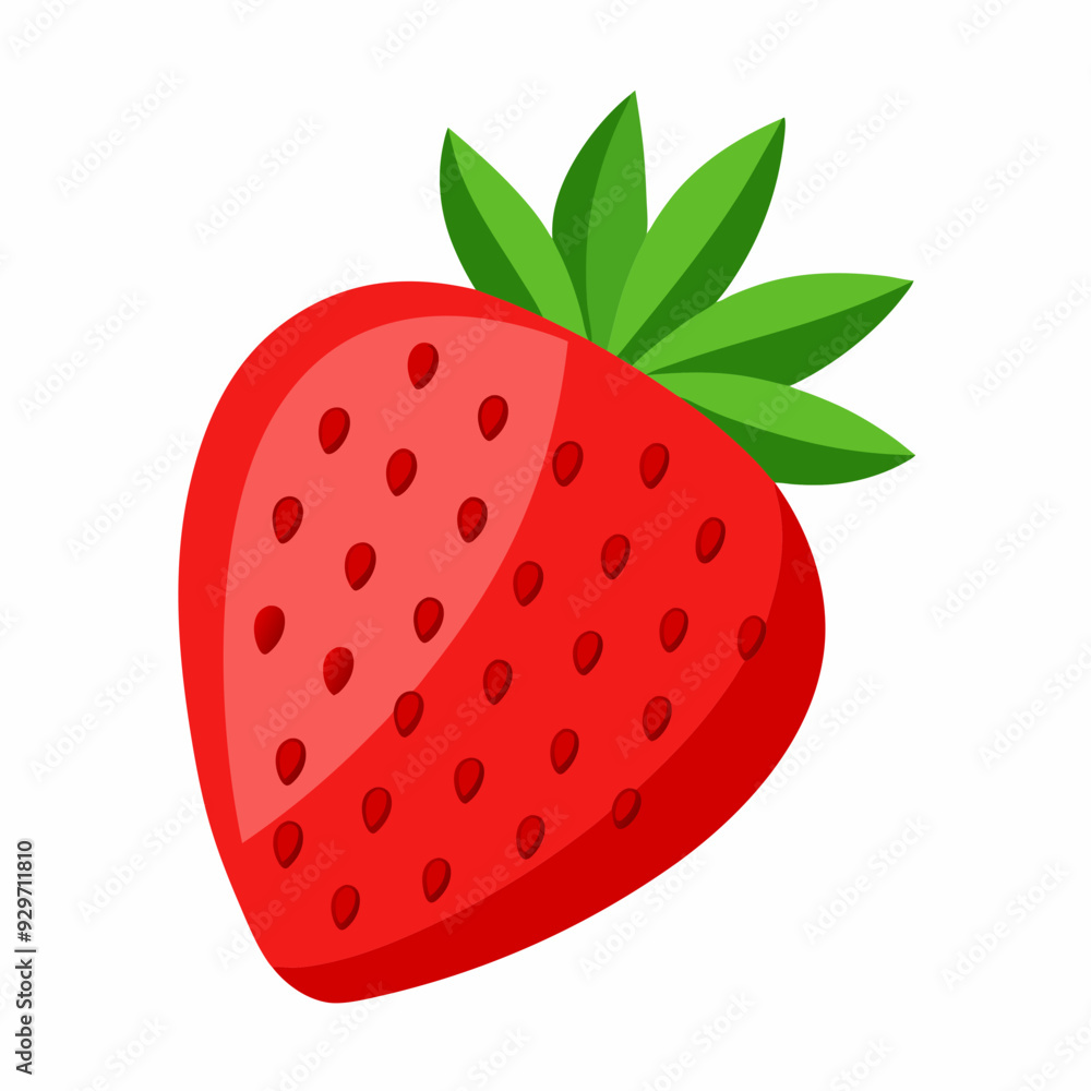 Fototapeta premium Strawberry vector illustration 