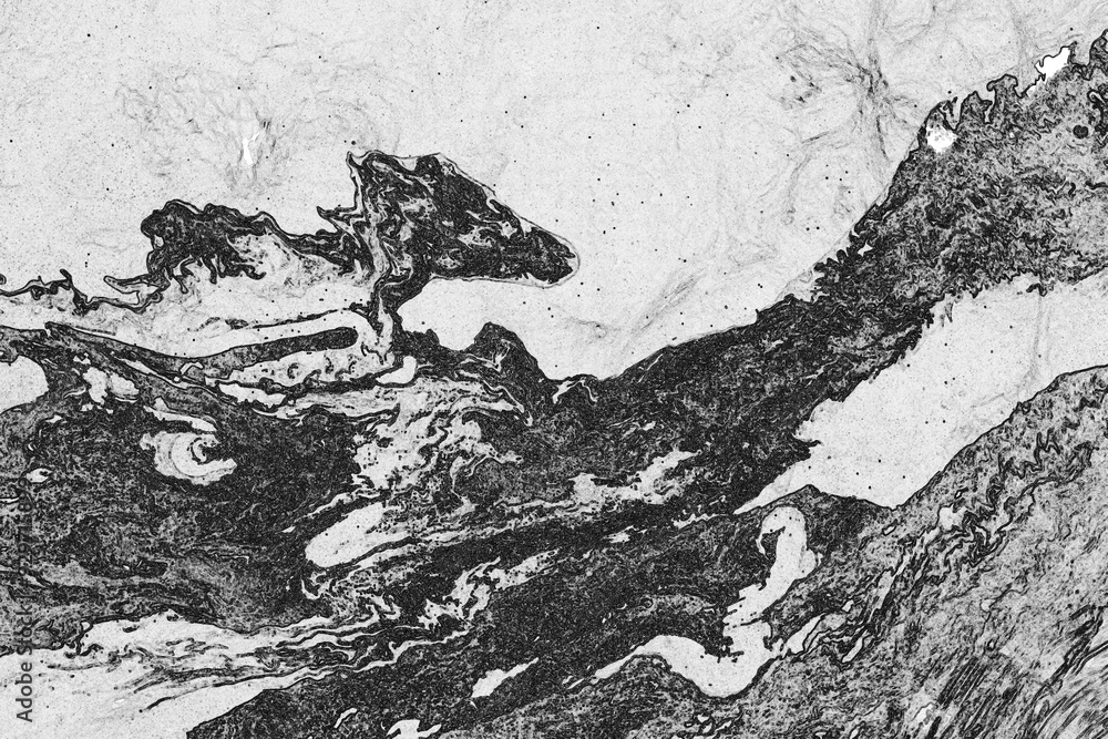Obraz premium Pétrole à la surface de l’eau 