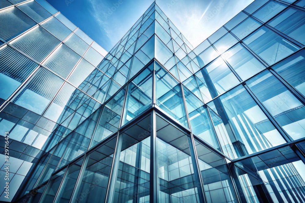 Minimalist transparent glass architecture with stark white background, strong shadows, low-angle shot, monochromatic color scheme, modern simplicity. Minimalist transparent glass architecture with stark white background, strong shadows, low-angle shot, monochromatic color scheme, modern simplicity.