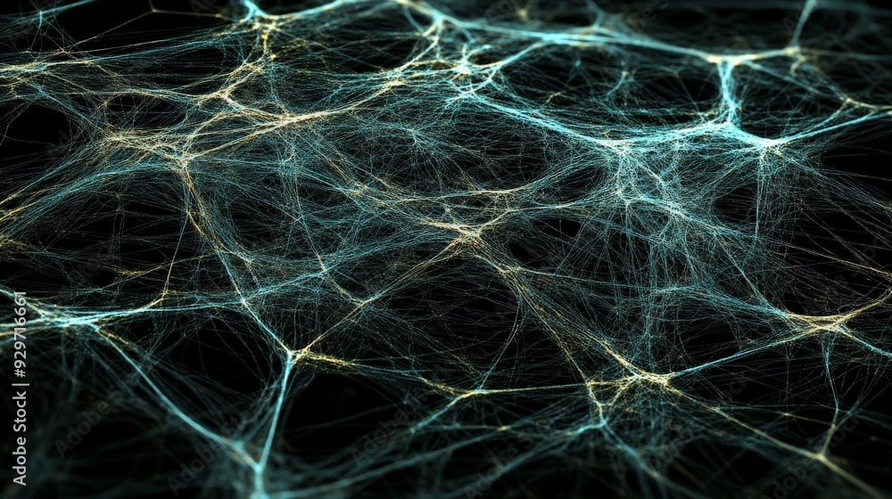 Abstract Web of Interconnected Lines. Abstract Web of Interconnected Lines.