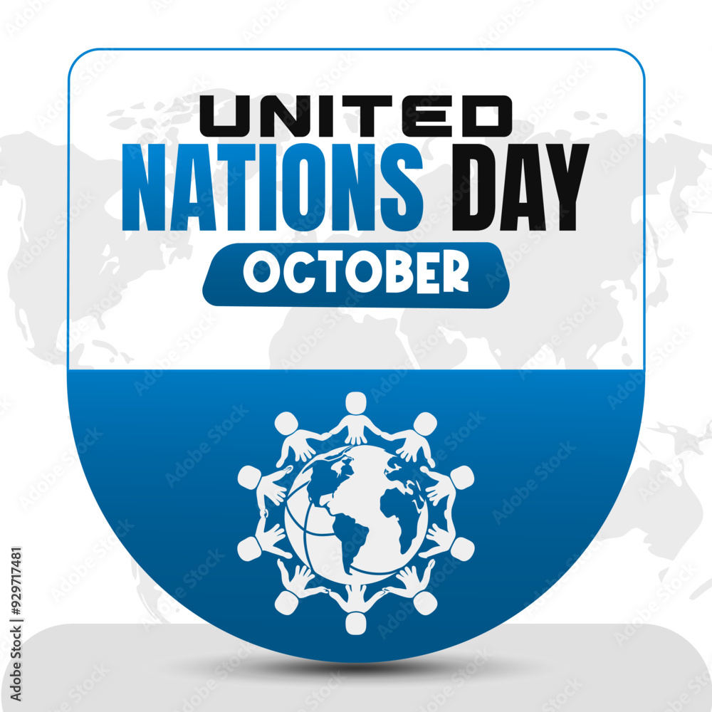 United Nations Day Vector Global Peace and International Cooperation Design United Nations Day Vector Global Peace and International Cooperation Design